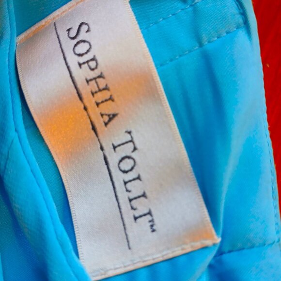 Strapless Gown with Corset Back - Picture 5 of 5